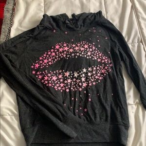 Dark grey live love dream hoodie